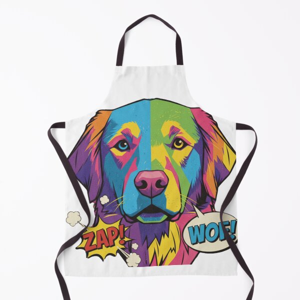 Item preview, Golden Retriever Pop Art Cara designed and sold by bsbd-action.
