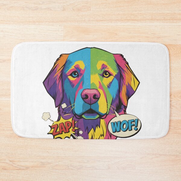 Item preview, Golden Retriever Pop Art Cara designed and sold by bsbd-action.