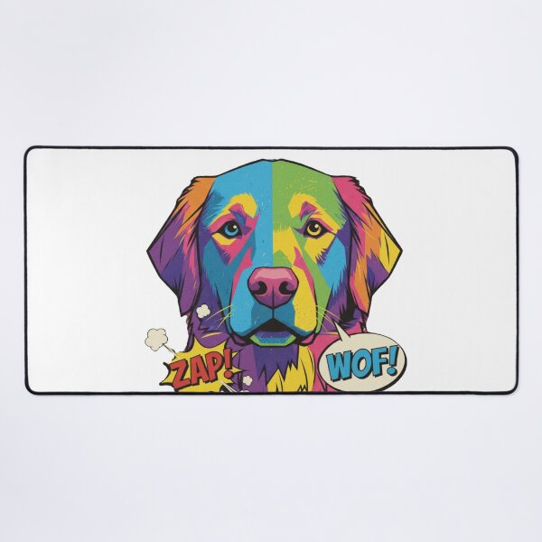 Item preview, Golden Retriever Pop Art Cara designed and sold by bsbd-action.