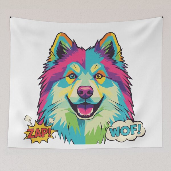 Item preview, Husky Pop Art Ojos ZAP designed and sold by bsbd-action.