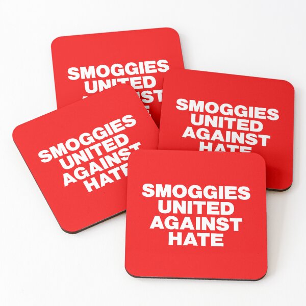Item preview, Smoggies United Against Hate White Text designed and sold by Logo-A-GoGo.