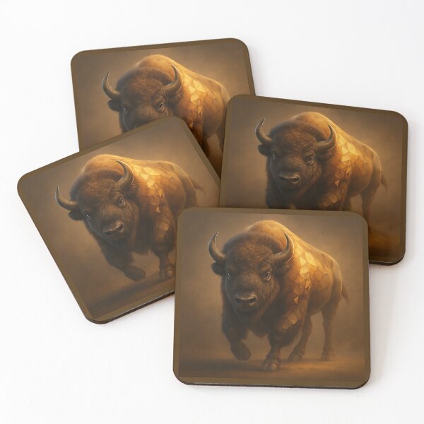 Item preview, GeoWild Bison – Earthborne Strength designed and sold by GeoWild Designs.