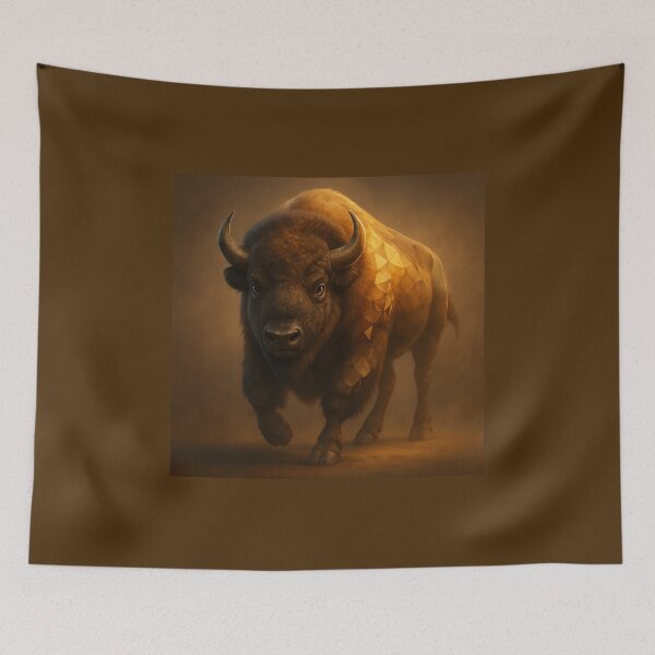Item preview, GeoWild Bison – Earthborne Strength designed and sold by GeoWild Designs.