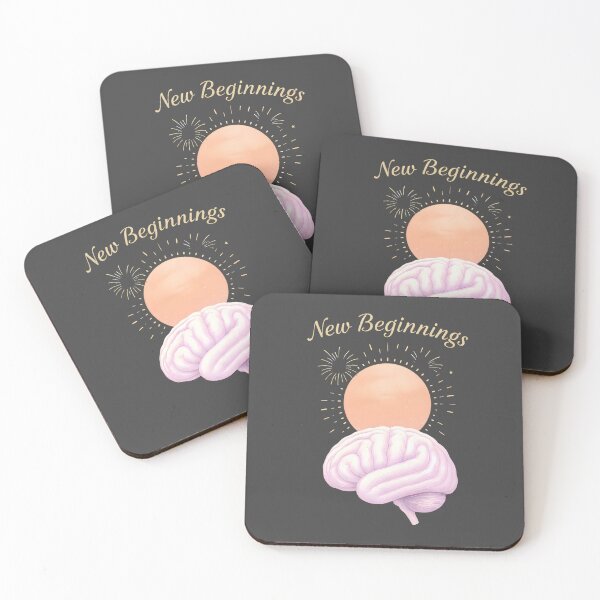 Item preview, New Beginnings Brain – Mind Renewal, Growth & Positivity | Inspiring Neuroscience Art for a Fresh Start designed and sold by PureBrain.