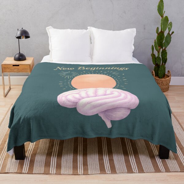 Item preview, New Beginnings Brain – Mind Renewal, Growth & Positivity | Inspiring Neuroscience Art for a Fresh Start designed and sold by PureBrain.