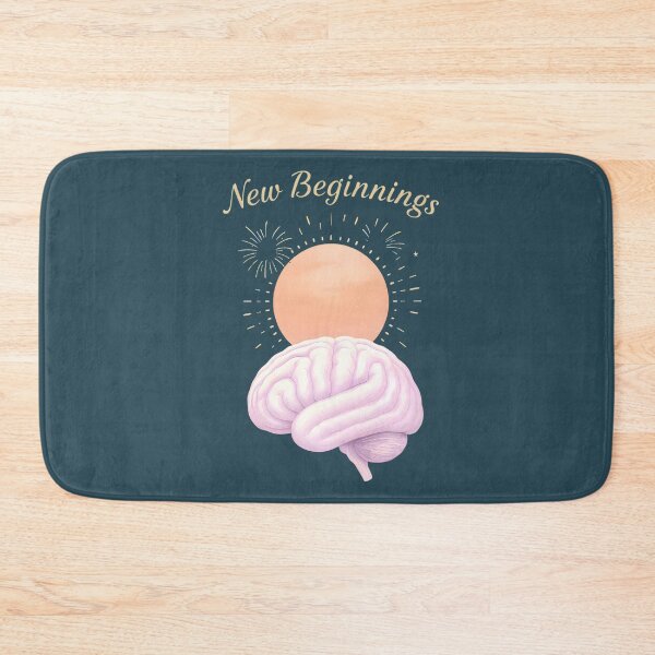 Item preview, New Beginnings Brain – Mind Renewal, Growth & Positivity | Inspiring Neuroscience Art for a Fresh Start designed and sold by PureBrain.