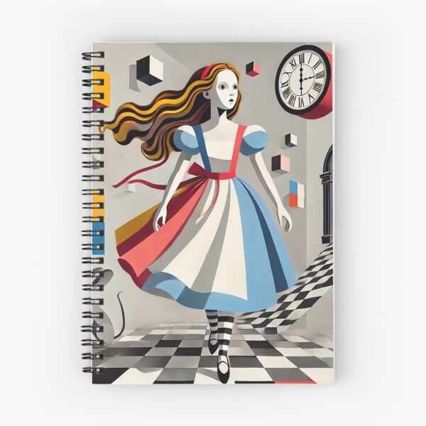 Item preview, Modern Alice — Pink Door and Floating Cubes designed and sold by FusiTink.