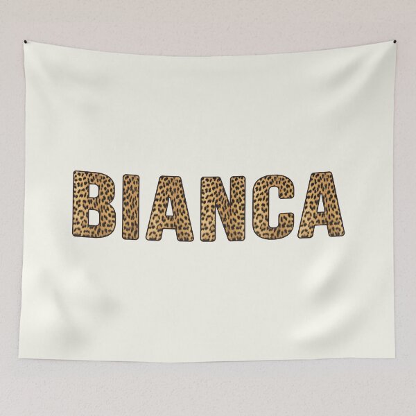 Item preview, Bianca Name Leopard Print designed and sold by Jeallan Designs.