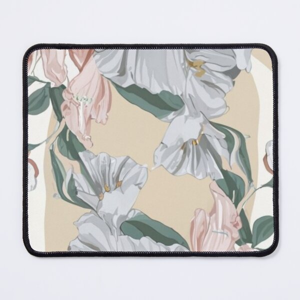 Item preview, flowers on a beige background with a floral pattern, holography, dark pink and gray colors, gold leaf overlay, Chinese cultural motifs, careful details, organic material - cute style, fantasy version designed and sold by gulka8.