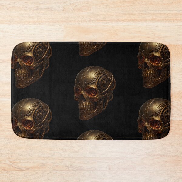 Item preview, Hyper-Realistic Brass Steampunk Skull designed and sold by LaNadaYFundante.