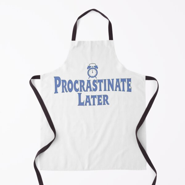 Item preview, PROCRASTINATE LATER, Funny Retro Alarm Clock Design designed and sold by davidjulie.