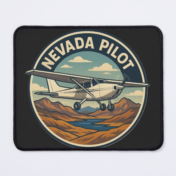 Item preview, Nevada Pilot NV flight all in aviation NVAA designed and sold by PilotandPlane.