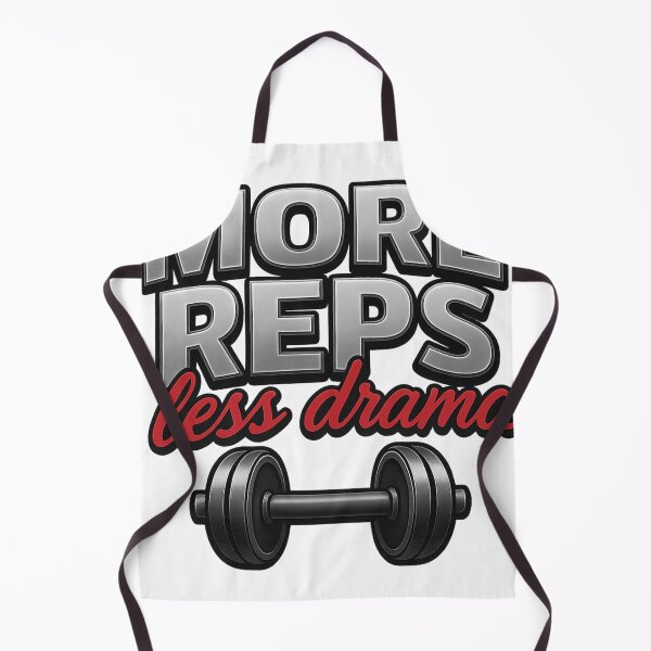 Item preview, More Reps Less Drama – Funny Gym Quote for Fitness Lovers and Bodybuilders designed and sold by EnergyPixel.