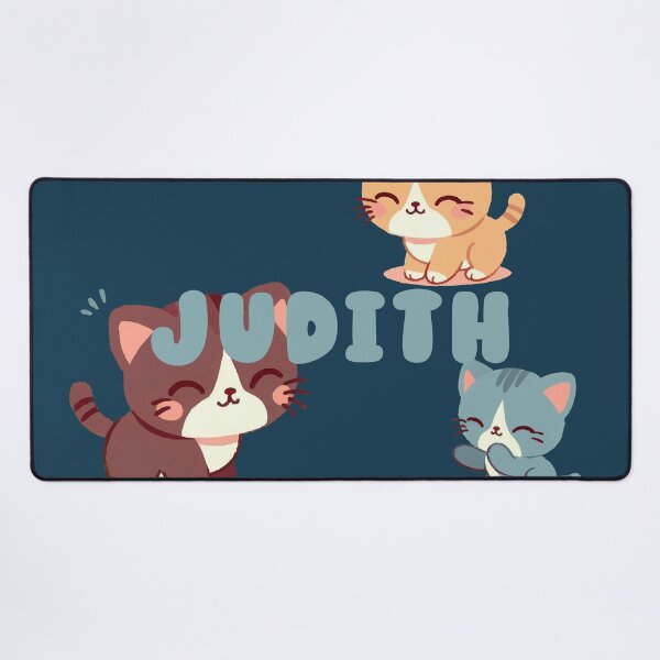 Item preview, Cute Cats and Name Judith – Kawaii Personalized Design designed and sold by karolinahinc.