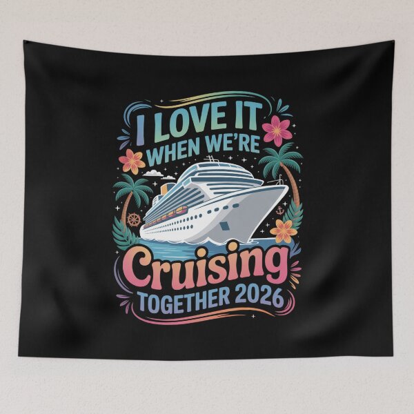 Item preview, I Love It When We’re Cruisin’ Together 2026 Family Vacation Cruise designed and sold by Gogetgiggles.