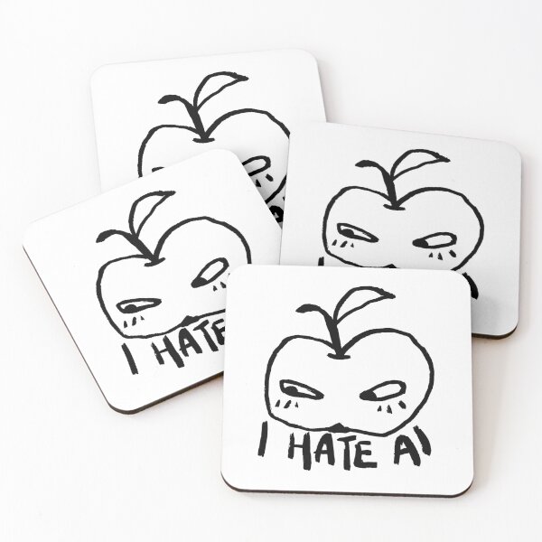 Item preview, I Hate AI Apple designed and sold by 7reya.