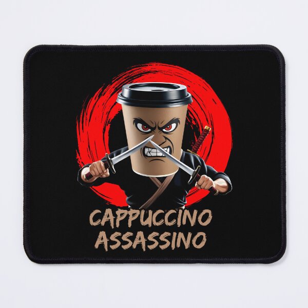 Item preview, Cappuccino Assassino Coffee Lovers Italian Brainrot Meme designed and sold by Zayavca.