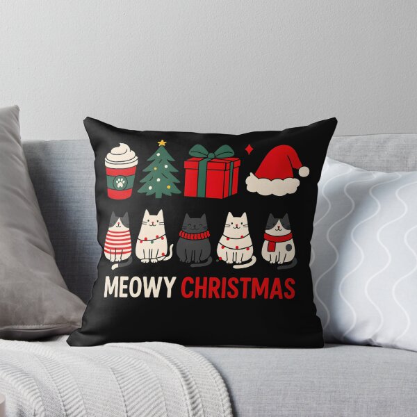 Item preview, Cute Meowy Christmas Cats – Funny Holiday Design designed and sold by TrendPrinter.
