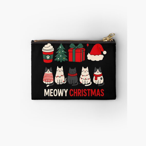 Item preview, Cute Meowy Christmas Cats – Funny Holiday Design designed and sold by TrendPrinter.