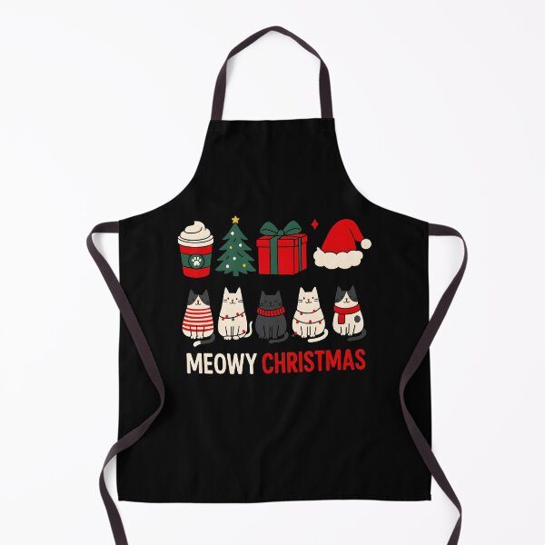 Item preview, Cute Meowy Christmas Cats – Funny Holiday Design designed and sold by TrendPrinter.