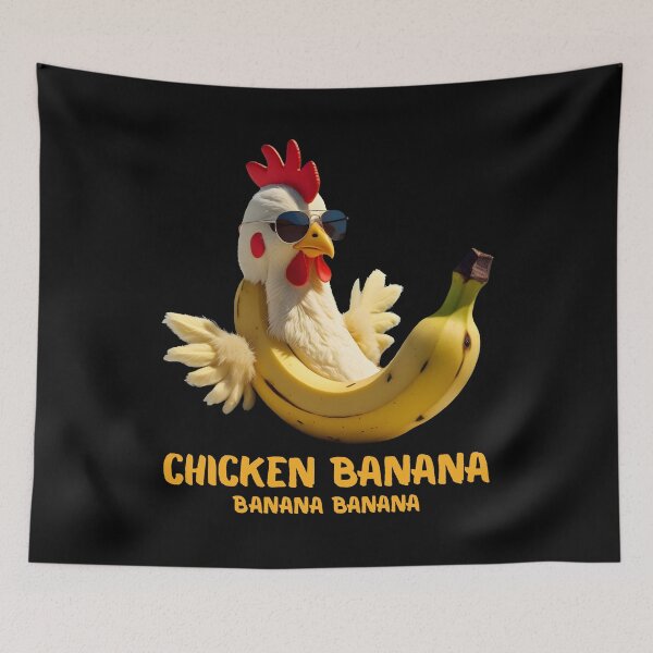 Item preview, Funny Chicken Banana Gift For Brainrot Meme Lovers designed and sold by Zayavca.