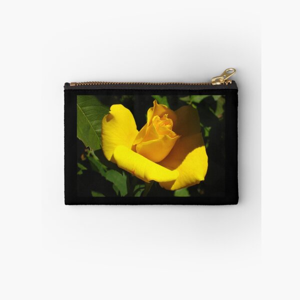 Item preview, Yellow Rosebud Opening in Light and Shadow designed and sold by JoyousArt4u.