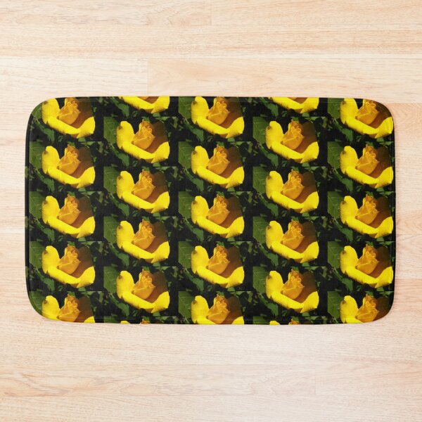 Item preview, Yellow Rosebud Opening in Light and Shadow designed and sold by JoyousArt4u.