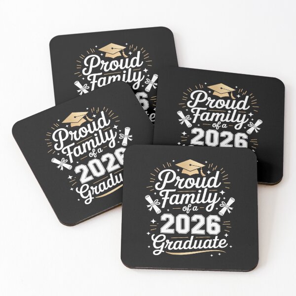 Item preview, Proud Family of a 2026 Graduate Graduation Design designed and sold by Gogetgiggles.