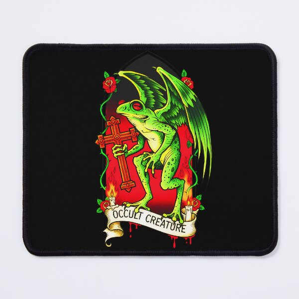 Item preview, OCCULT CREATURE Winged Frog Demon designed and sold by CoffinsArt.