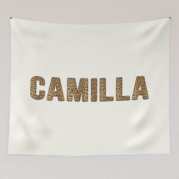 Item preview, Camilla Name Leopard Print designed and sold by Jeallan Designs.
