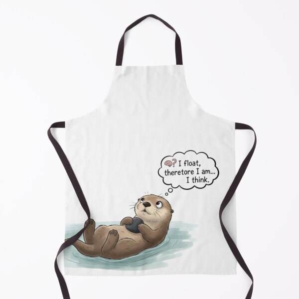 Item preview, Existential Crisis Otter | Deep Thought Sea Otter Vector designed and sold by Whisky1111.