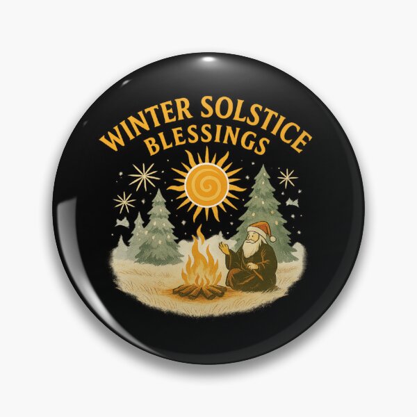Item preview, Winter Solstice Blessings – Pagan Yule Celebration and Seasonal Renewal Design designed and sold by AddictiveDesign.