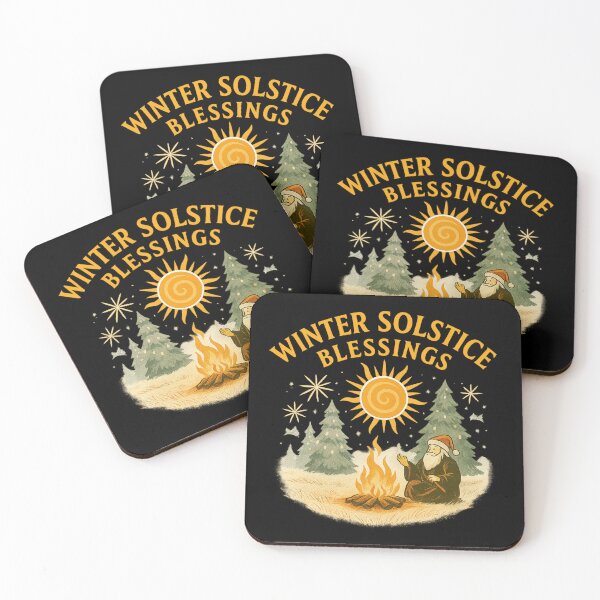 Item preview, Winter Solstice Blessings – Pagan Yule Celebration and Seasonal Renewal Design designed and sold by AddictiveDesign.