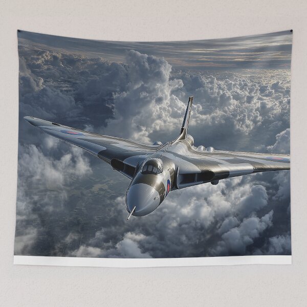 Item preview, Cold War Vulcan Over the Ocean in Low Visibility designed and sold by Skyframe Aviation.