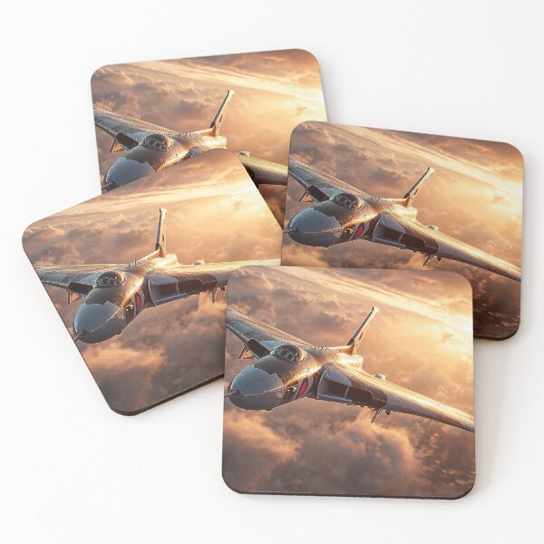 Item preview, Cold War Vulcan Over the Lake District Under a Golden Sky designed and sold by Skyframe Aviation.