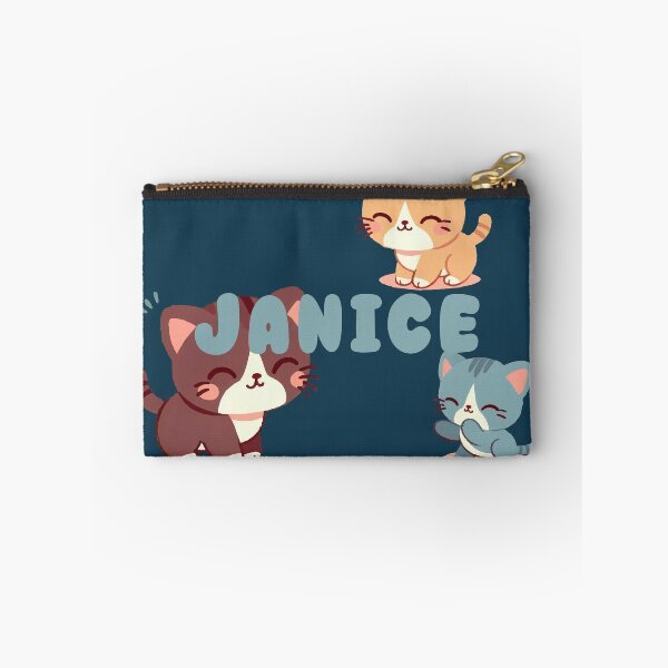 Item preview, Cute Cats and Name Janice – Kawaii Personalized Design designed and sold by karolinahinc.