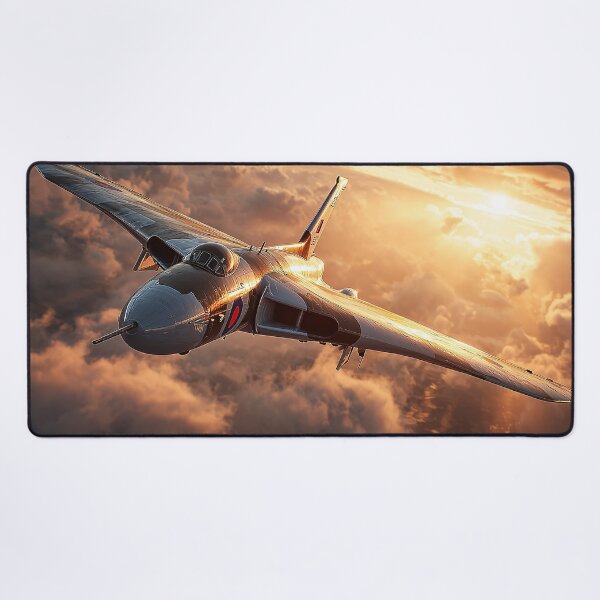 Item preview, Cold War Vulcan Over the Lake District Under a Golden Sky designed and sold by Skyframe Aviation.