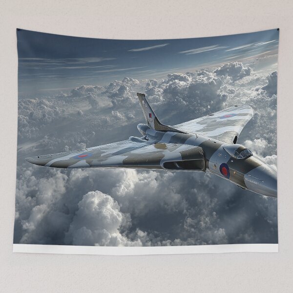 Item preview, RAF Vulcan At Full Power with Clouds Gathering designed and sold by Skyframe Aviation.