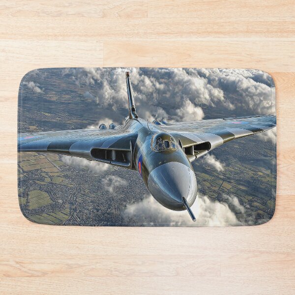 Item preview, Royal Air Force Vulcan Soaring Over the Coast with Thunderous Grace designed and sold by Skyframe Aviation.