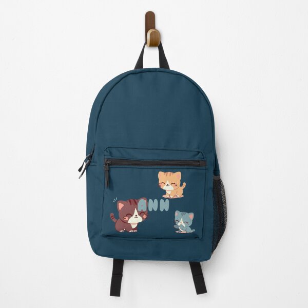 Item preview, Cute Cats and Name Ann – Kawaii Personalized Design designed and sold by karolinahinc.