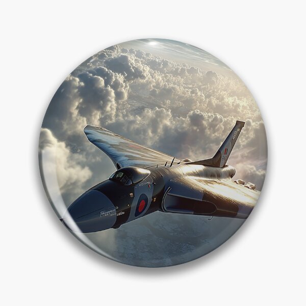 Item preview, Avro Vulcan Over Snowdonia Above Rolling Hills designed and sold by Skyframe Aviation.
