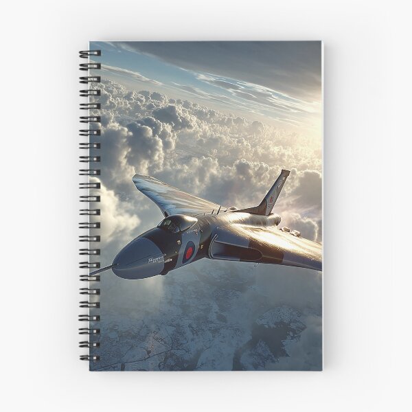 Item preview, Avro Vulcan Over Snowdonia Above Rolling Hills designed and sold by Skyframe Aviation.