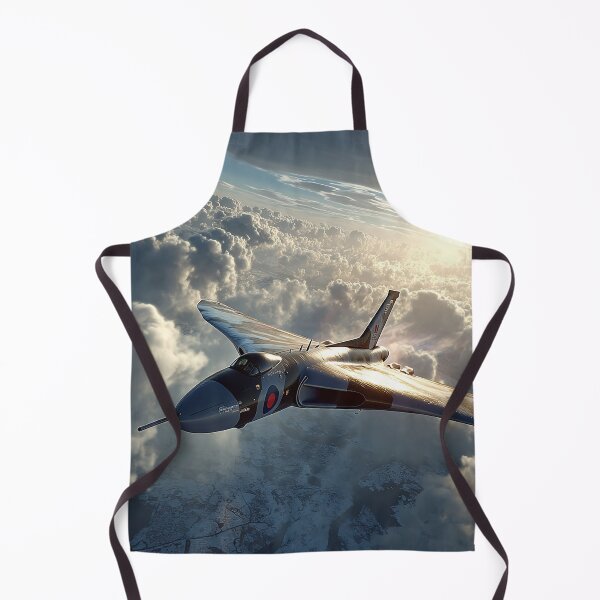 Item preview, Avro Vulcan Over Snowdonia Above Rolling Hills designed and sold by Skyframe Aviation.
