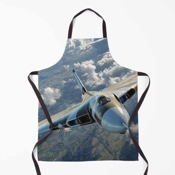 Item preview, Delta Wing Vulcan In Flight Over the Cold War Landscape designed and sold by Skyframe Aviation.