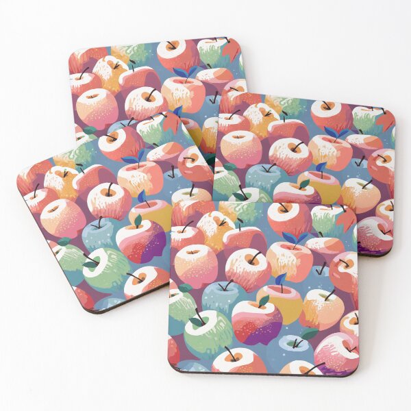 Item preview, pile of red and green apples, beautiful fabric pattern, picture, graphic, wonderful illustration designed and sold by gulka8.