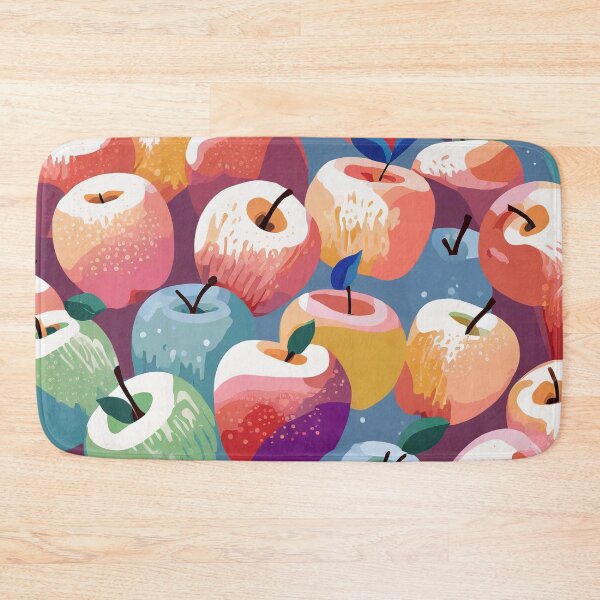 Item preview, pile of red and green apples, beautiful fabric pattern, picture, graphic, wonderful illustration designed and sold by gulka8.