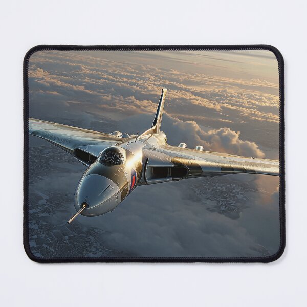 Item preview, RAF Vulcan On Final Approach Under a Brooding Sky designed and sold by Skyframe Aviation.