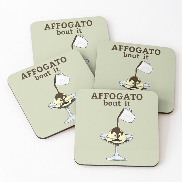 Item preview, Affogato Bout It Italian Espresso  Humor designed and sold by Milasneeze.