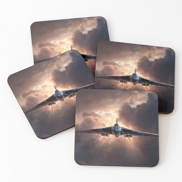Item preview, Vulcan Aircraft On a Historic Flight with Clouds Gathering designed and sold by Skyframe Aviation.