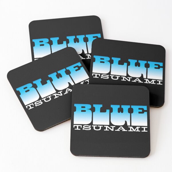 Item preview, BLUE Tsunami designed and sold by BANDOFSCRIBBLE Hollywood.
